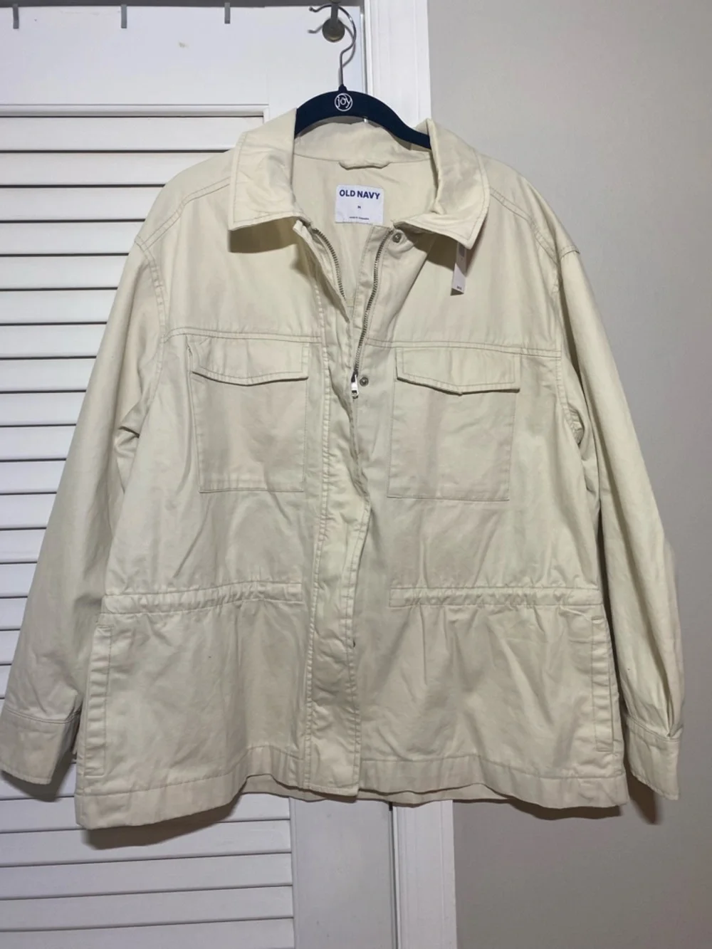 NWT! Old Navy Cinched Waist Utility Jacket - Size Medium - Picture 2 of 9
